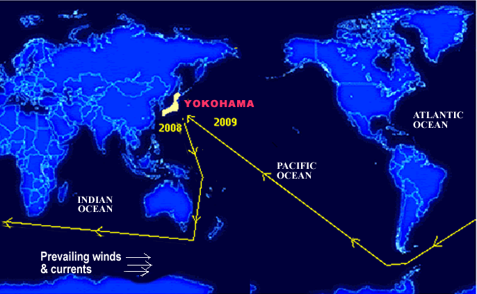 Saito’s route: 2008 - 2011 ©  SW